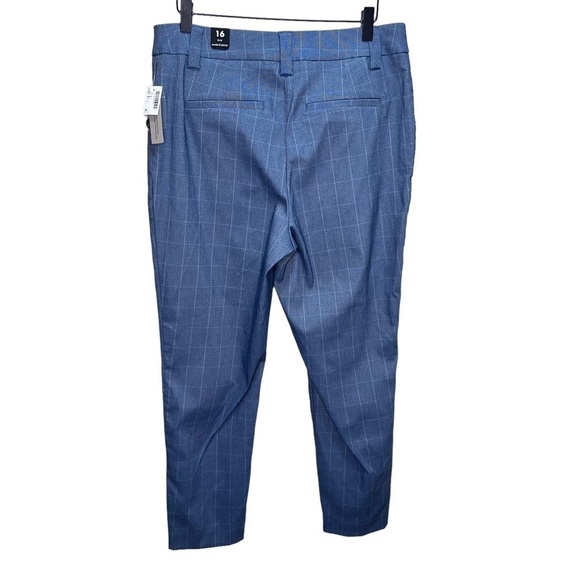 Reitman’s Slim Windowpane Pants The Iconic Size 16- Petite - Picture 5 of 11